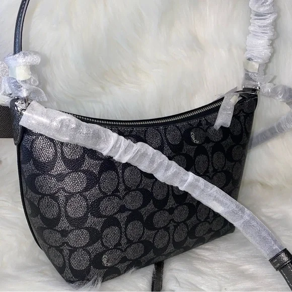 Coach 🩶🖤🩶 signature purse New - Picture 7 of 16